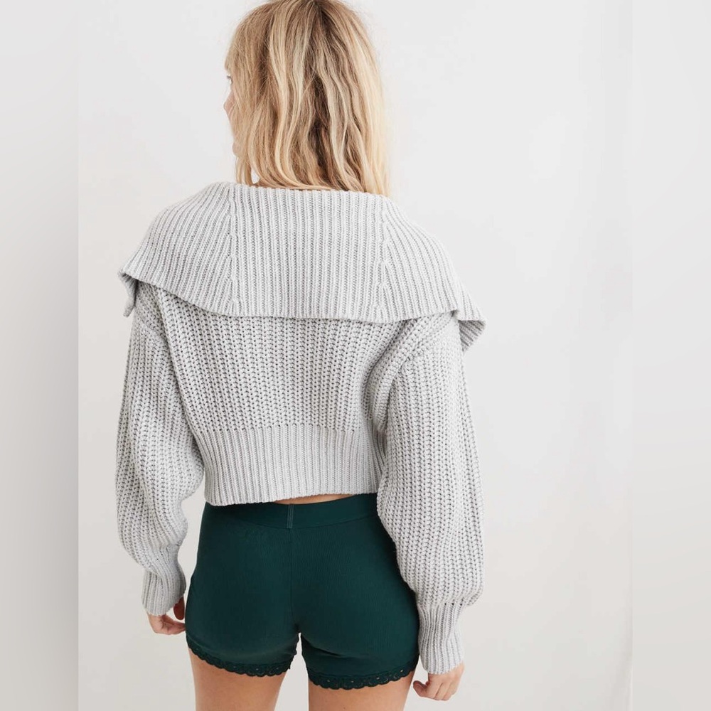 Aerie Double Zip Cardigan - Picture 8 of 8